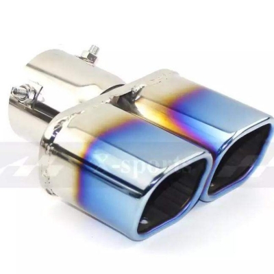 Picture of Car Auto Round Stainless Steel Exhaust Tip