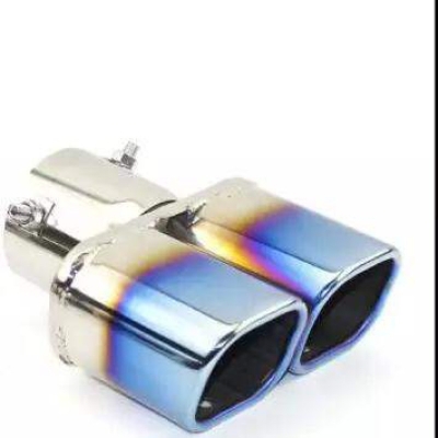 Picture of Car Auto Round Stainless Steel Exhaust Tip