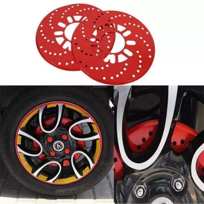 Picture of Car Styling Aluminum Disc Brake Rotor Cover - Red