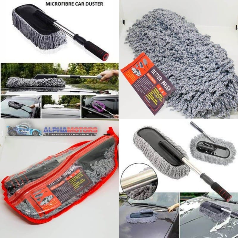 Picture of The Wolf Moon Car Microfiber Retractable Dust Wax Brush Duster