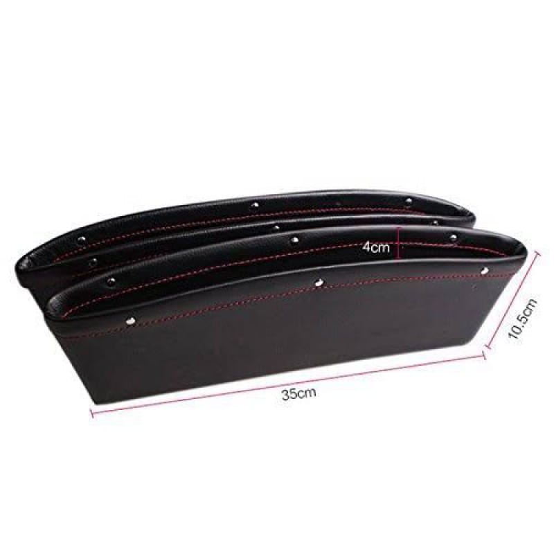 Picture of Car Pu Leather Seat Gap Pocket Catcher - Black (1pcs)