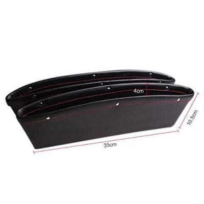 Picture of Car Pu Leather Seat Gap Pocket Catcher - Black (1pcs)