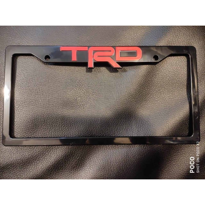 Picture of TRD Car number plate cover 1 pcs