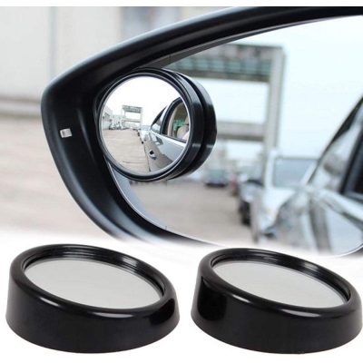 Picture of 2Pcs Car Mirror HD Convex Round Shaped Blind Spot Mirror for car and motorcycle Rear Side Mirror 360 Degree Wide Angle Vehicle Parking Hight Quility Glass