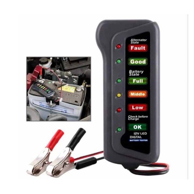 Picture of 12V Car Battery Tester Battery Analyzer Battery Test Tester Charging Cricut Load Tools