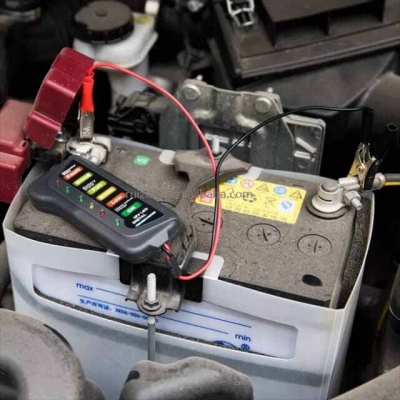 Picture of 12V Car Battery Tester Battery Analyzer Battery Test Tester Charging Cricut Load Tools