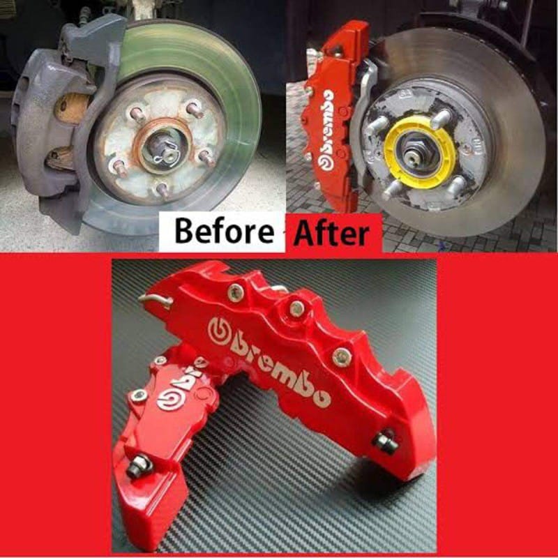Picture of Red Brake Caliper Covers Pack of 2