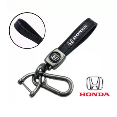 Picture of Leather car logo Keychain Honda - Key Ring - Key Ring
