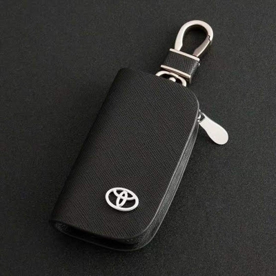 Picture of PU Leather Men & Women Car Key Cover Holder Keychain Key Chain Case Leather Key Wallet