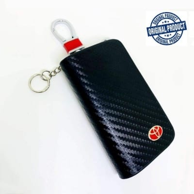 Picture of Carbon Design  Key Chain Case Leather Key Wallet For Toyota - Black
