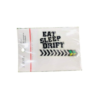 Picture of Car Exterior JDM Sticker  - Eat Sleep Drift - Multicolor