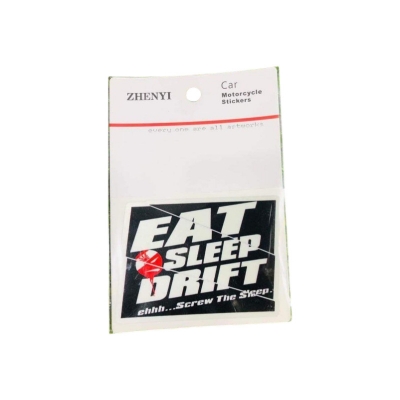 Picture of Car Exterior JDM Sticker - Eat Sleep Drift - Multicolor