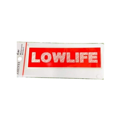 Picture of Car Exterior JDM Sticker  - Low Life - Multicolor