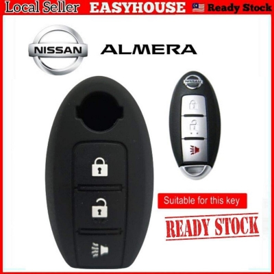 Picture of Silicone remote cover for nissan xtrail - Black