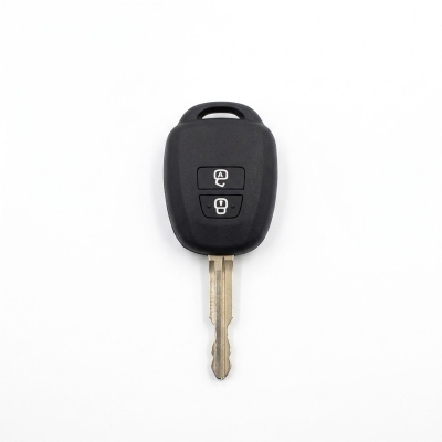 Picture of Toyota Silicone Protecting Remote Key Case Cover 2 Buttons For Toyota Aqua Axio Corolla Vitz RAV4 Land Cruiser - Black