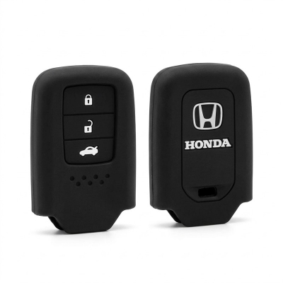Picture of Silicone Protecting Remote Key Case for honda grace - Black