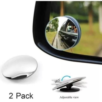 Picture of 360 Degree Blind Spot Mirror For Car & Motorcycle - Black