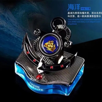 Picture of Luxury Car Fragrance Car Perfume Ornaments Seat Car Perfume Bottle Creative Car Interior Accessories Eagle Compass Design
