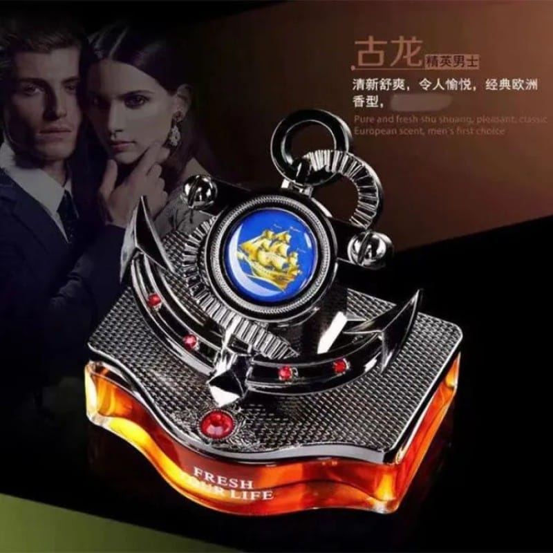 Picture of Luxury Car Fragrance Car Perfume Ornaments Seat Car Perfume Bottle Creative Car Interior Accessories Eagle Compass Design