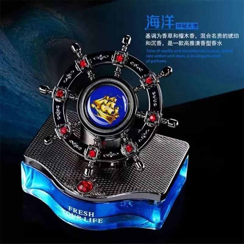 Picture of Luxury Car Fragrance Car Perfume Ornaments Seat Car Perfume Bottle Creative Car Interior Accessories Eagle Compass Design