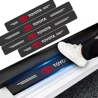 Picture of Car Door Seal Sticker Carbon Design - Black