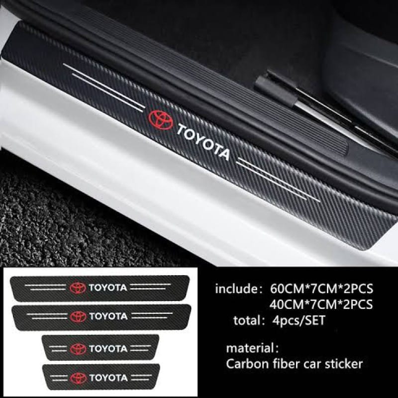 Picture of Car Door Seal Sticker Carbon Design - Black