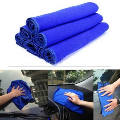 Picture of 60*30 One Colour Micro Fiber Car Towel - Blue