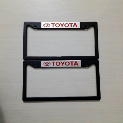 Picture of Toyota Car Number Plate Cover [Toyota] - Black