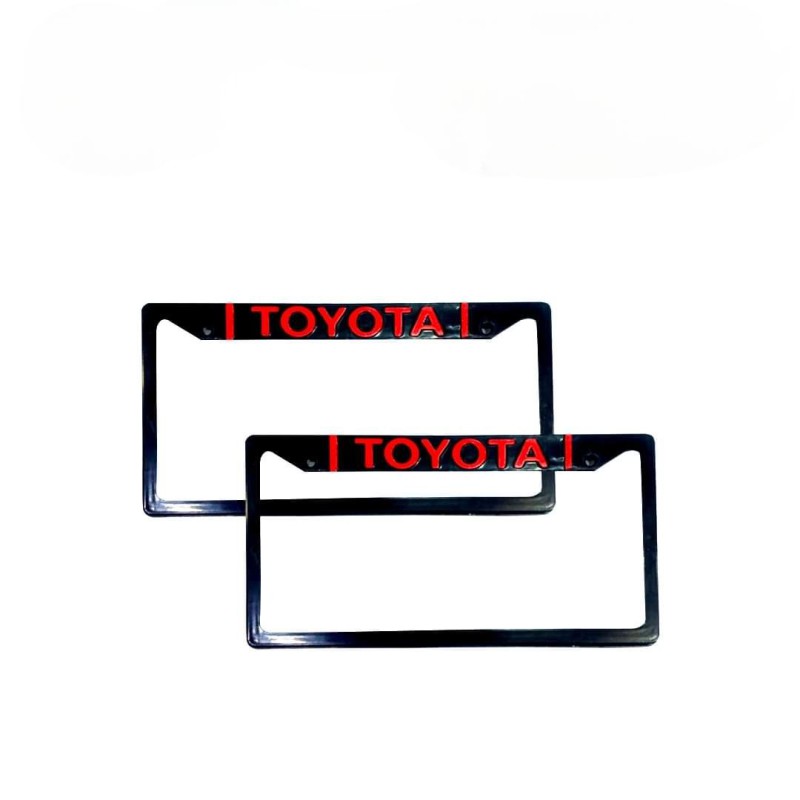 Picture of Toyota Car Number Plate Cover [Toyota] - Black