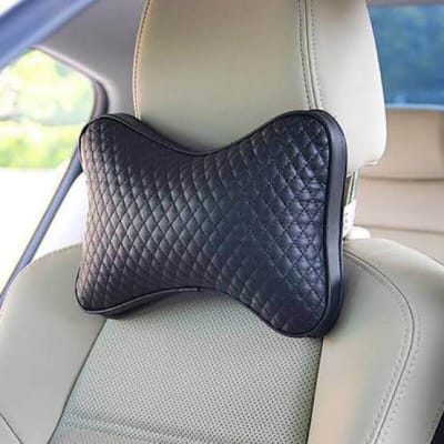 Picture of PU Leather Car Headrest Pillow