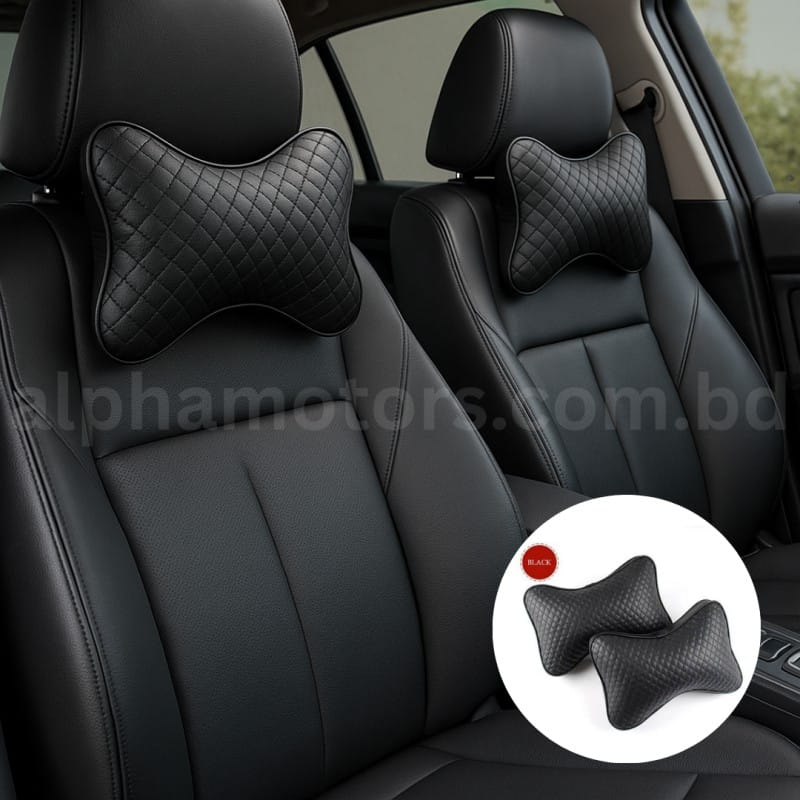 Picture of PU Leather Car Headrest Pillow