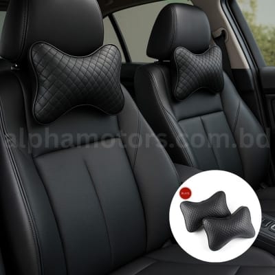 Picture of PU Leather Car Headrest Pillow