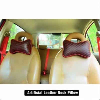 Picture of PU Leather Car Headrest Pillow