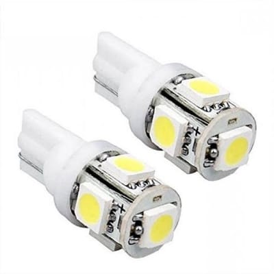 Picture of 5 SMD (White) LED Parking Bulb Pilot Light/License Plate car Lights (PAIR/DC-12V)