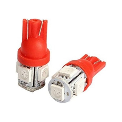 Picture of 5 SMD (Red) LED Parking Bulb Pilot Light/License Plate car Lights  (PAIR/DC-12V)