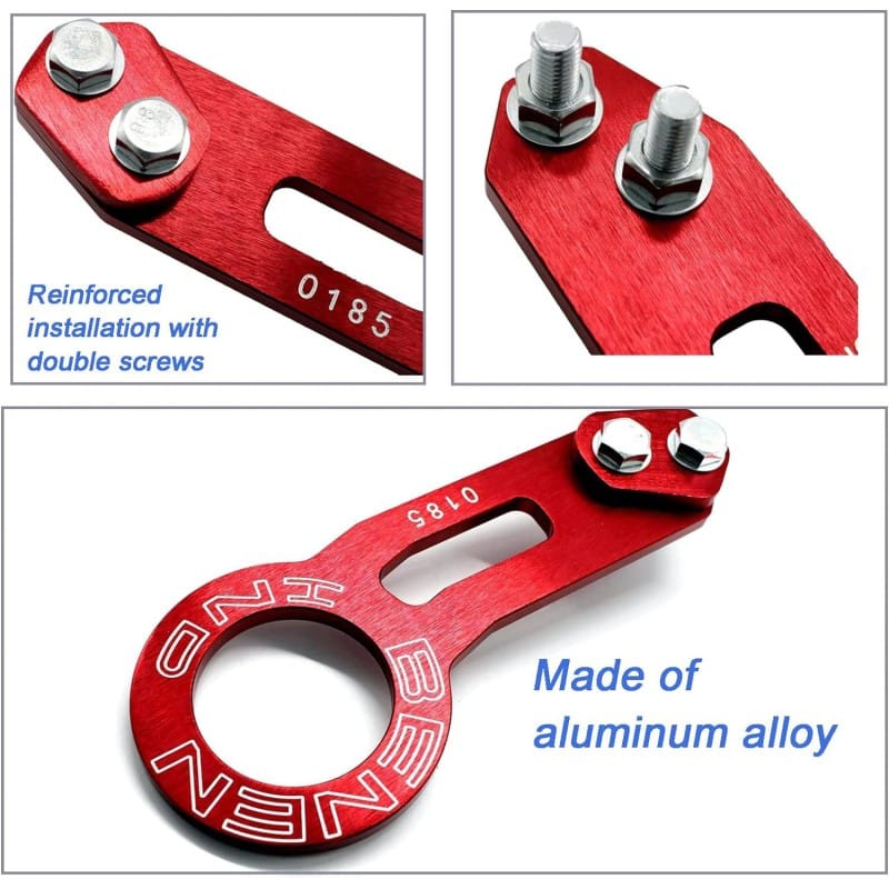 Picture of REAR TOW TOWING HOOK FOR UNIVERSAL CAR AUTO TRAILER RING ALUMINUM ALLOY, {