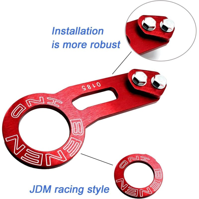 Picture of REAR TOW TOWING HOOK FOR UNIVERSAL CAR AUTO TRAILER RING ALUMINUM ALLOY, {