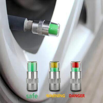Picture of Air Alert Tire Valve Cap 4pcs/set Car Tire Pressure Monitor Valve Stem Caps