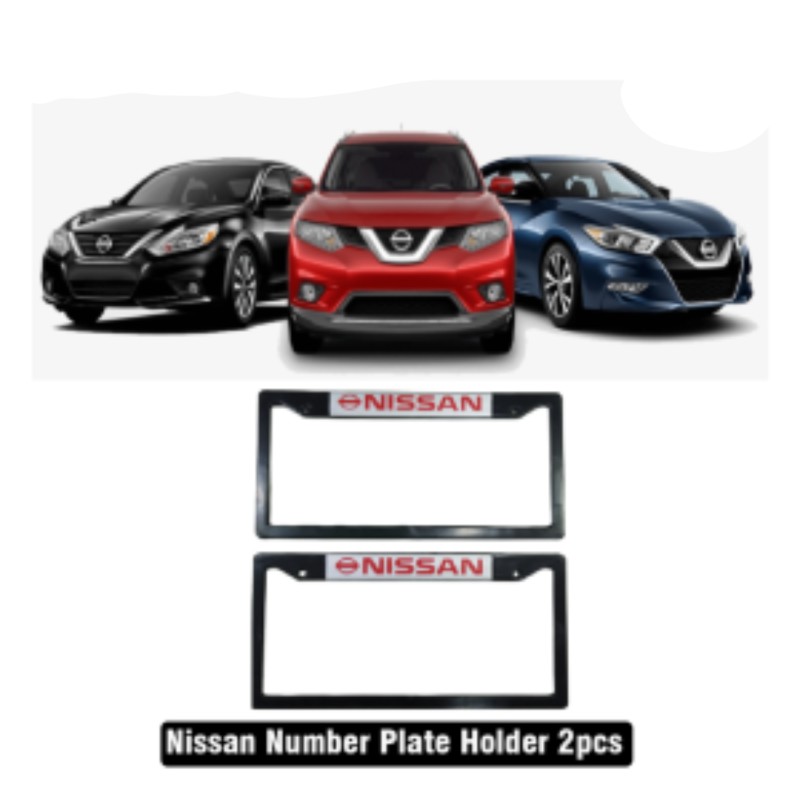 Picture of NISSAN Car Number Plate Frame /Casing Car License Plate 1 Set Best Quality products 2 PIS
