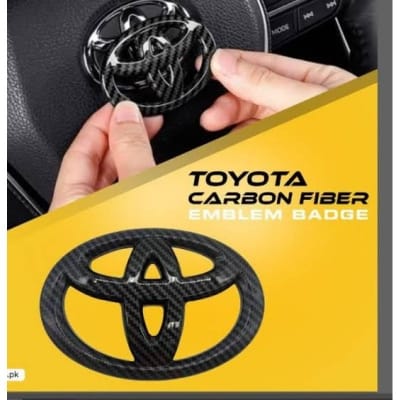 Picture of Car Sticker Steering Wheel Emblem Badge Decals Car Styling For Toyota