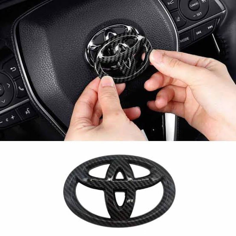 Picture of Car Sticker Steering Wheel Emblem Badge Decals Car Styling For Toyota