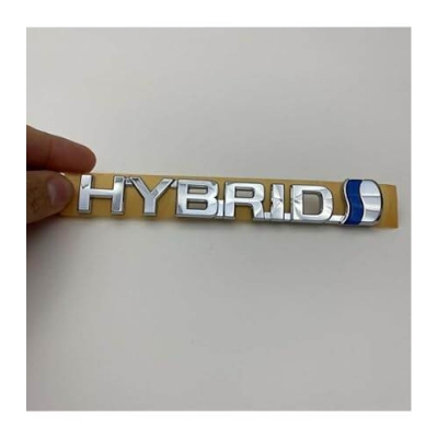 Picture of 3D Metal Hybrid Logo For Car Premium quality hybrid logo