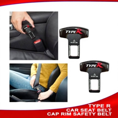 Picture of Car Seat balt Clip Metal With Car Brand Logo 2 pcs - Type R