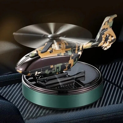 Picture of Car solar helicopter Car Helicopter Solar Air Freshener And Showpiece