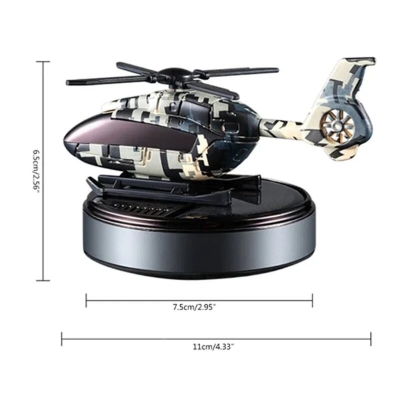 Picture of Car solar helicopter Car Helicopter Solar Air Freshener And Showpiece