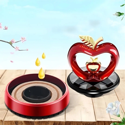 Picture of Exclusive Apple Series Solar Car Dashboard Perfume - Luxurious Fragrance with Elegant Design