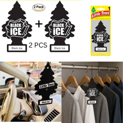 Picture of Little Trees Air Freshener - Black Ice 
(2PCS PACK)