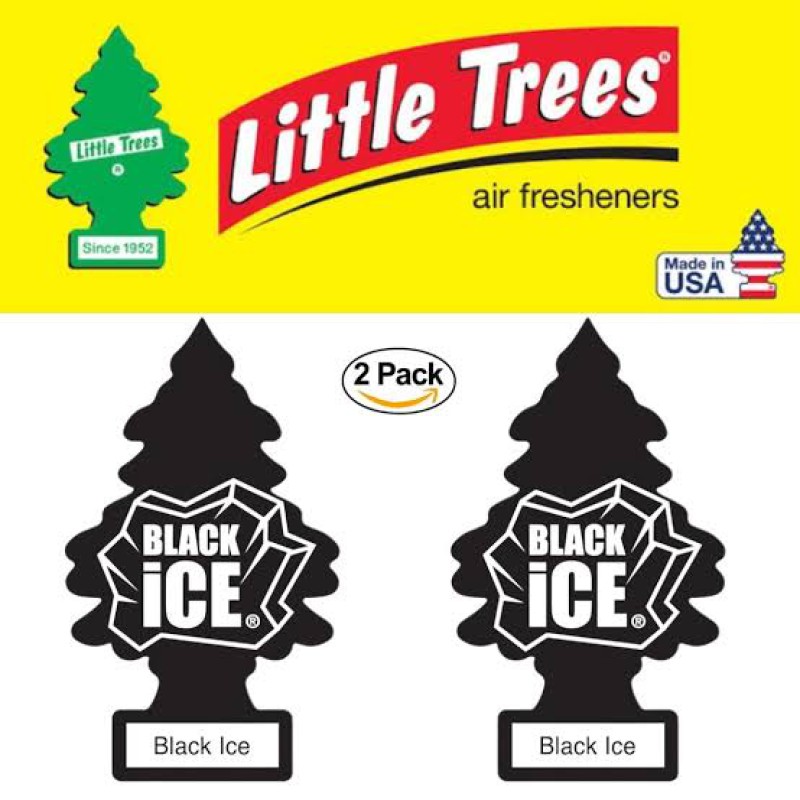 Picture of Little Trees Air Freshener - Black Ice 
(2PCS PACK)