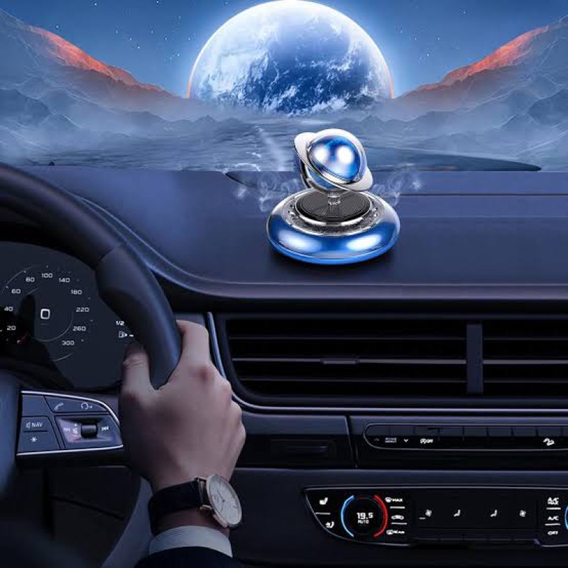 Picture of Car Solar Perfume Air freshener Car Fragrance Car Solar Rotating Perfume Dashboard Accessories car Organic Perfume| 