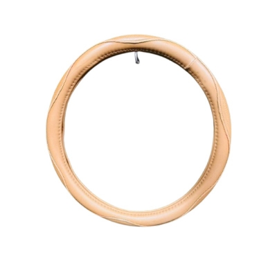 Picture of Premium Leather Car Steering Wheel Cover – Mustard Yellow